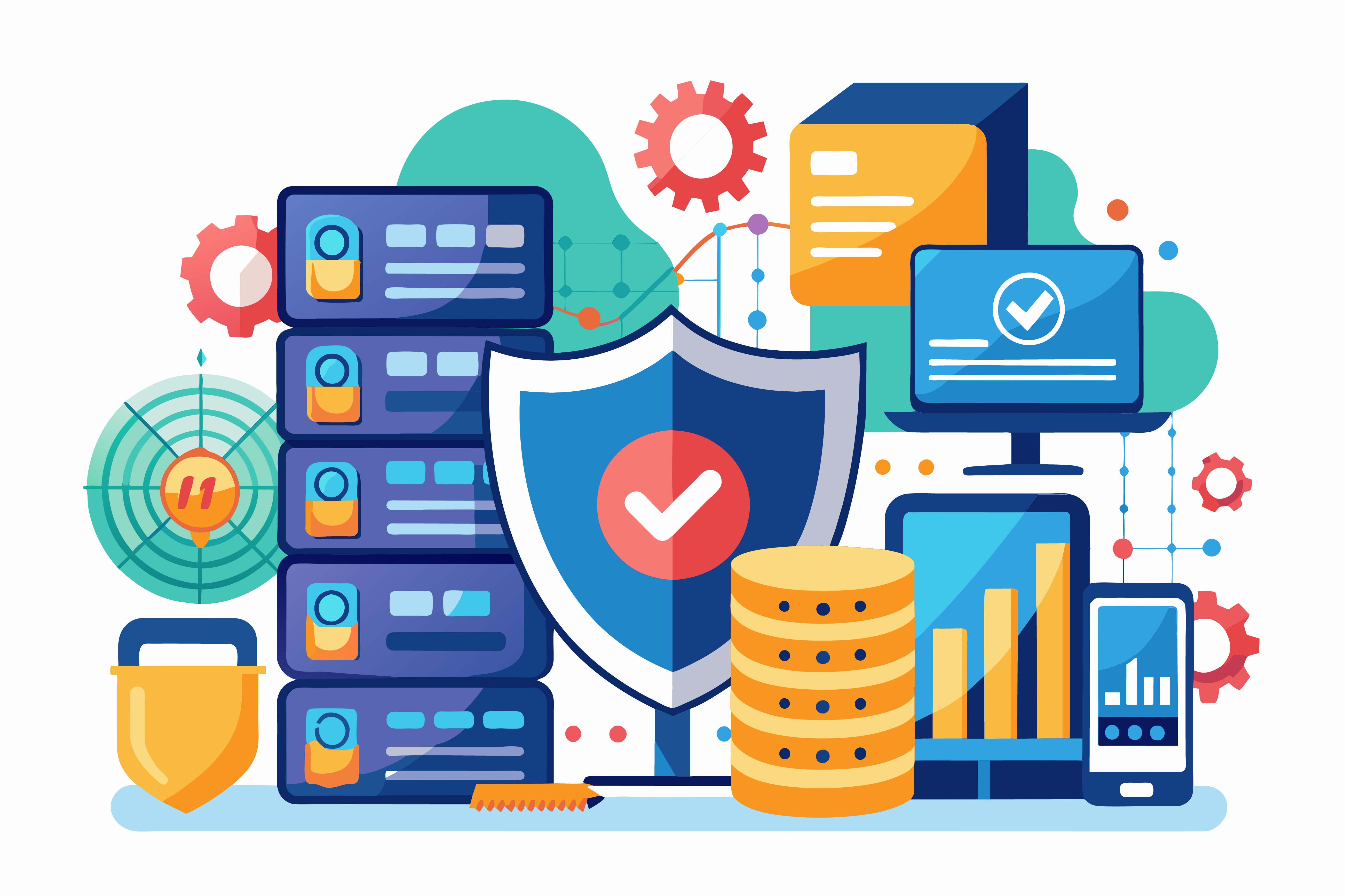 Cybersecurity Illustration
